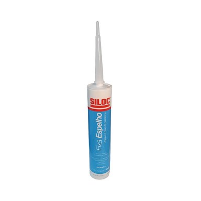 Fixa Espelho Siloc Branco - 1un