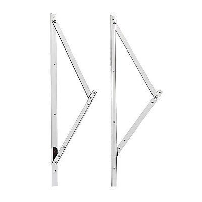 BRA 362 - Braço articulado janela maxim-ar linha 25 - Branco