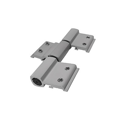 DOB 690T - Dobradiça tripla para porta de alumínio linha 25 - Fosco