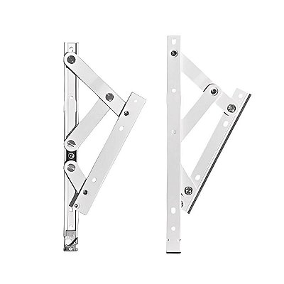 BRA 766 - Braço articulado janela maxim-ar linha gold - Branco