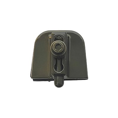 1335 - Trinco para porta e janela de vidro temperado blindex Bronze