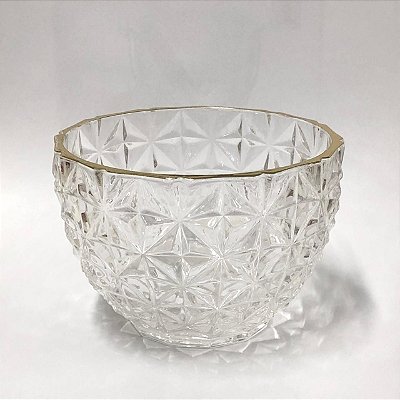 Bowl Diamond com Filete Dourado