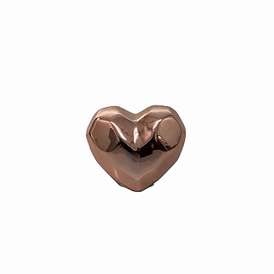 Coração Decorativo Rose Gold - Pequeno