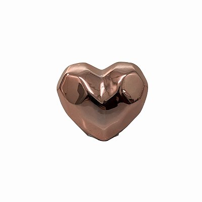 Coração Decorativo Rose Gold - Grande