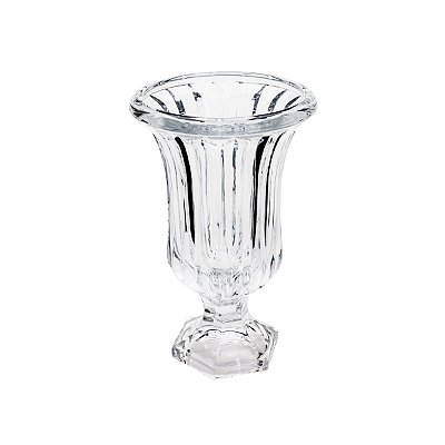Vaso com Pé em Vidro Kansas