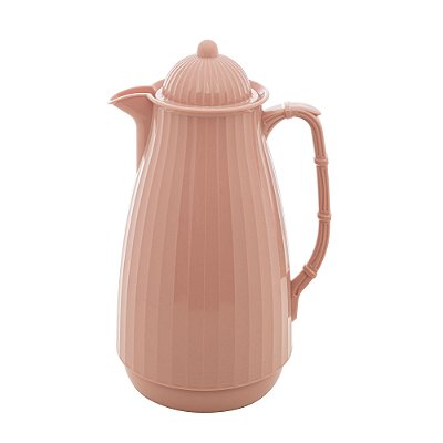 Garrafa Térmica Bambu 1 Litro - Rosa