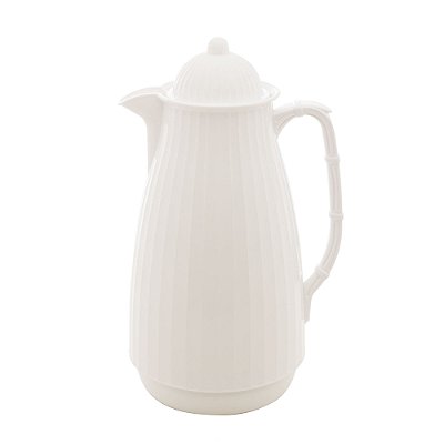Garrafa Térmica Bambu 1 Litro - Branca