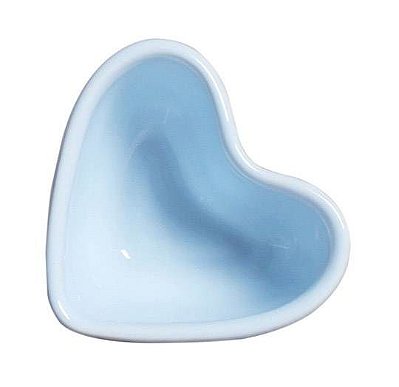 Bowl Mini Coração em Cerâmica - Azul