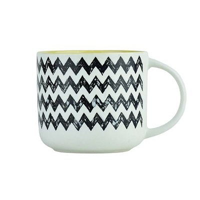 Caneca Listras - Amarela