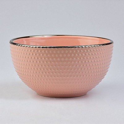 Bowl de Cerâmica Olive Rosa 14cm