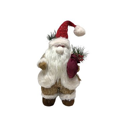Papai Noel Estilo em Palha
