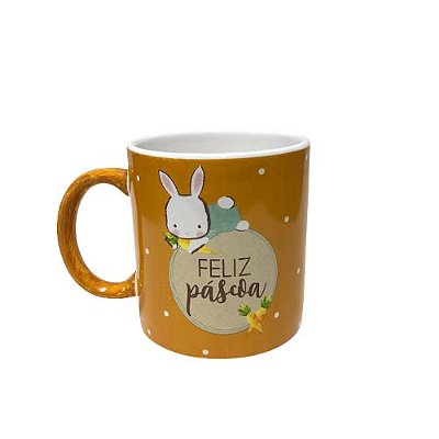 Caneca Poa Coelho Feliz Páscoa