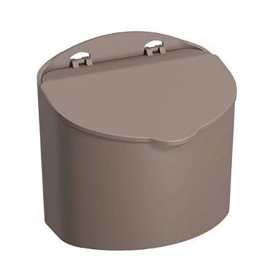 Saleiro com Tampa Mix 500g - Cinza Fendi