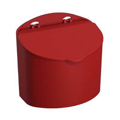 Saleiro com Tampa Mix 500g - Vermelho