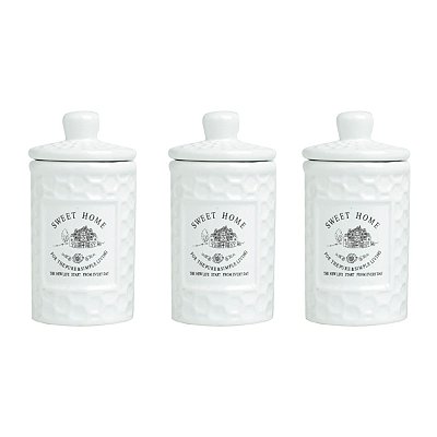 Conjunto 3 Potes em Cerâmica Sweet Home 150ml