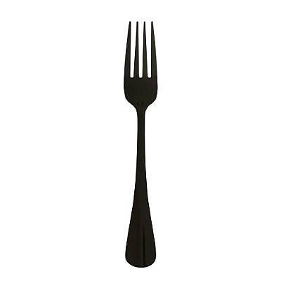 Garfo de Aço Inox Positano Preto 20cm