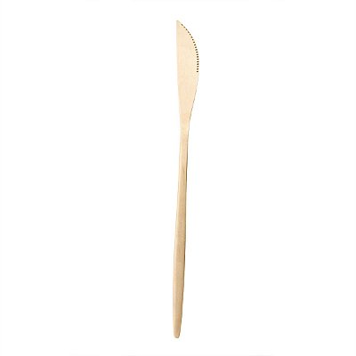 Faca para Mesa em Aço Inox Opera 22cm - Champanhe Dourado