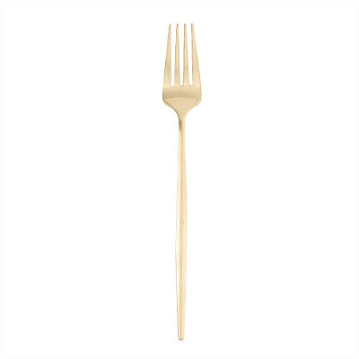 Garfo para Mesa em Aço Inox Opera 22cm - Champanhe Dourado