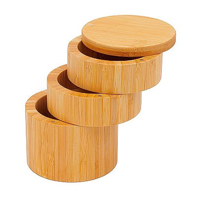Porta Temperos Em Bambu Com Três Divisões Ecokitchen