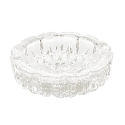 Cinzeiro Decorativo Para Mesa em Vidro Sunshine 12x3cm