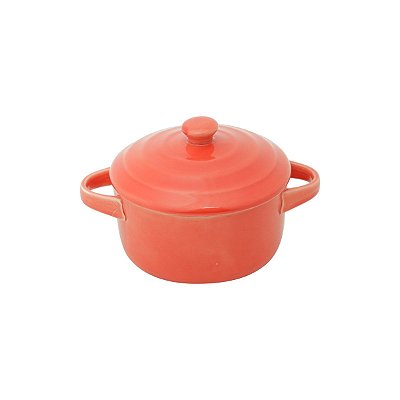Caçarola De Porcelana Farm Vermelha Pequena 14,5cm