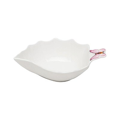 Bowl De Porcelana Borboletas 18x13x6cm