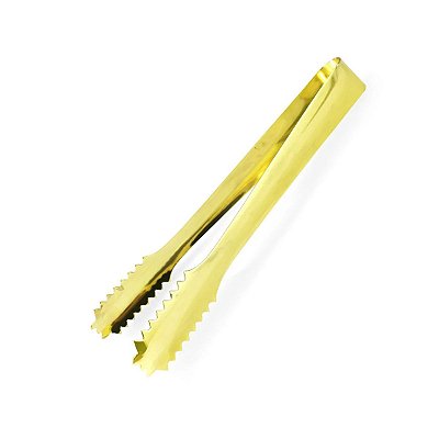 Pegador de Gelo em Aço Inox Dourado