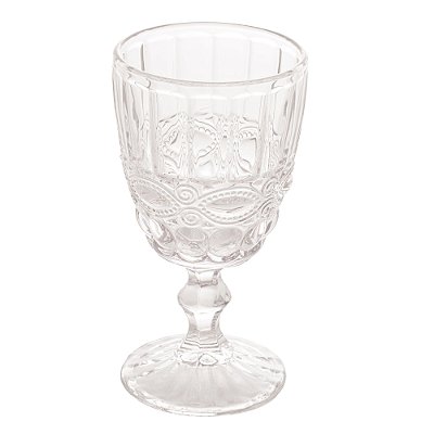 Taça de Vidro Libélula 325ml - Transparente