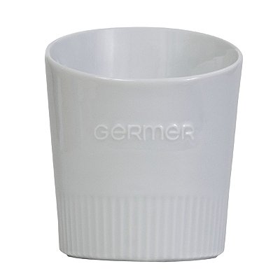 Porta Utensílios de Porcelana Assar e Servir Branco