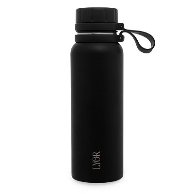 Garrafa Térmica De Aço Inox Explorer 650ml Explorer Preta