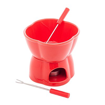 Aparelho De Fondue Com 4 Peças Alpes Em Cerâmica Lyor  400ml