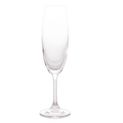 Taça De Champanhe Flute Em Cristal Fina Bohemia Lyor 220ml