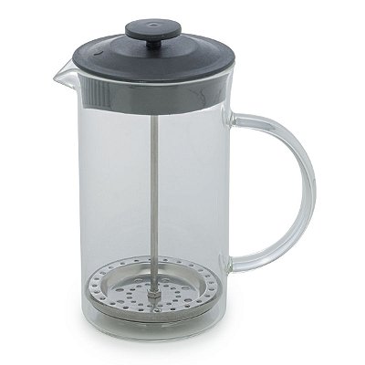 Cafeteira Prensa Francesa de Vidro Borossilicato e Plástico 600ml