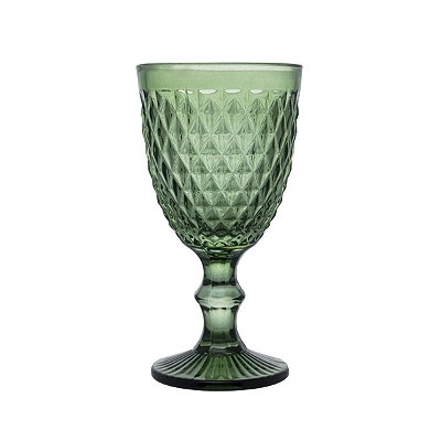 Taça de Vidro Bico de Abacaxi 325ml - Verde
