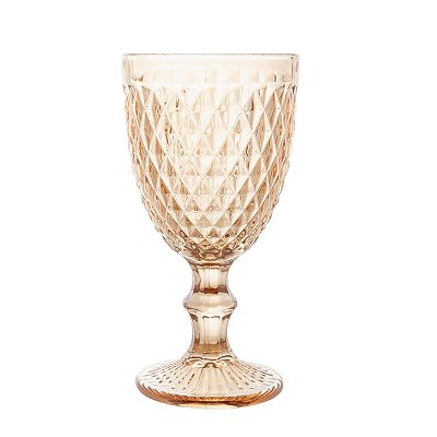 Taça de Vidro Bico de Abacaxi 325ml - Âmbar