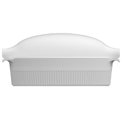 Travessa Assadeira Roaster com Tampa em Porcelana Germer Branco