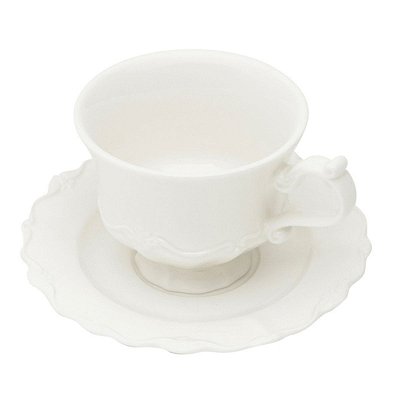 Xícara De Café Em Porcelana Com Pires Fancy Wolff 90ml