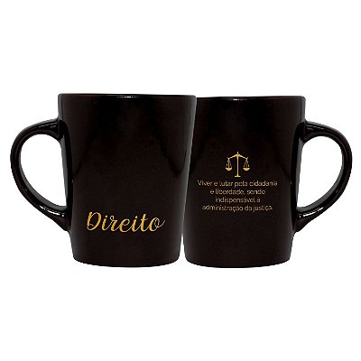 Caneca de Cerâmica 270ml Presente Profissão - Direito