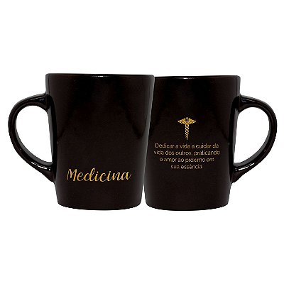 Caneca de Cerâmica 270ml Presente Profissão - Medicina