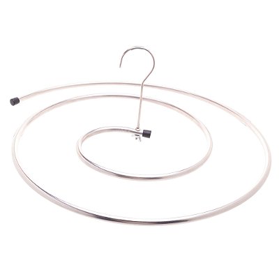 Cabide Para Lençóis E Toalhas Em Aço Inox De Espiral 40cm