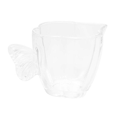 Leiteira em Vidro Butterfly 230ml