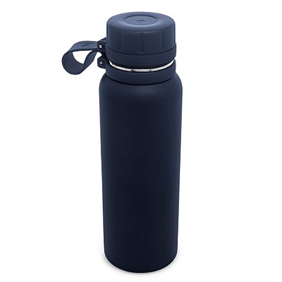 Garrafa Térmica Aço Inox 650ml Explorer 12h Frio 12h Quente Azul