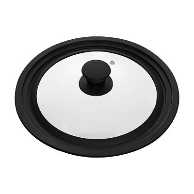 Tampa Panela Vidro Universal Tamanhos 22 A 26cm E Pegador