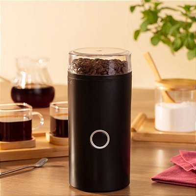 Moedor de Café Elétrico 180W e 220V Portátil Aço Inox pincel