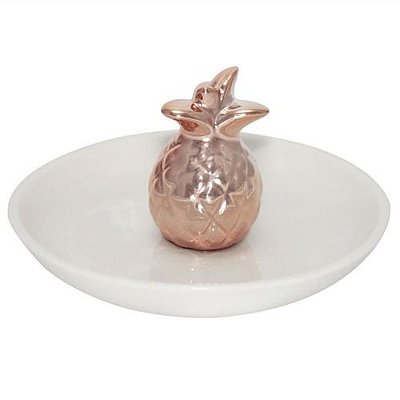 Porta Joia Rose Gold - Abacaxi