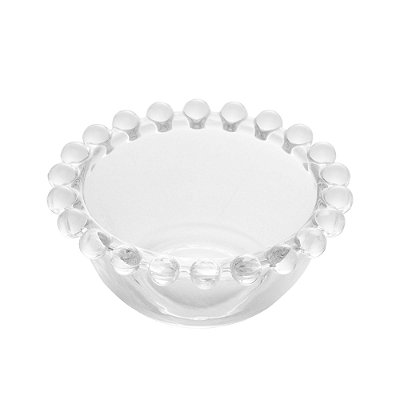 Bowl de Cristal Pearl Transparente 9x4cm