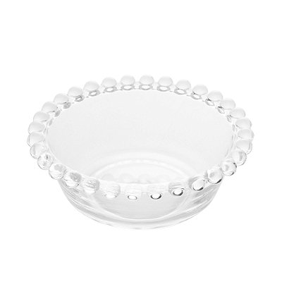 Bowl de Cristal Pearl Transparente 12x4cm