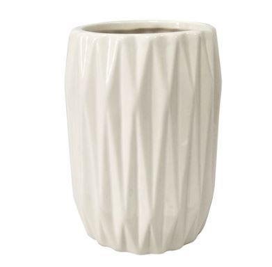Vaso Decorativo de Cerâmica Waves - Bege