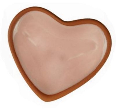 Mini Bowl Coração em Cerâmica Terracota - Rosa