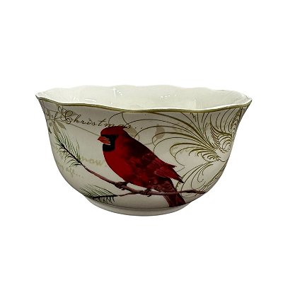 Bowl de Cerâmica Pássaro Natal 14,5cm